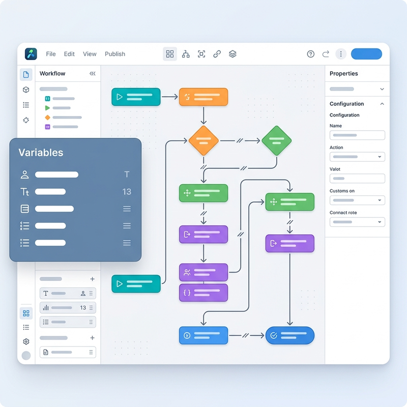 New AI-Powered Workflow Designer Canvas