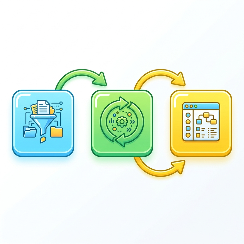 Power Automate Attachment Loop Flow Diagram
