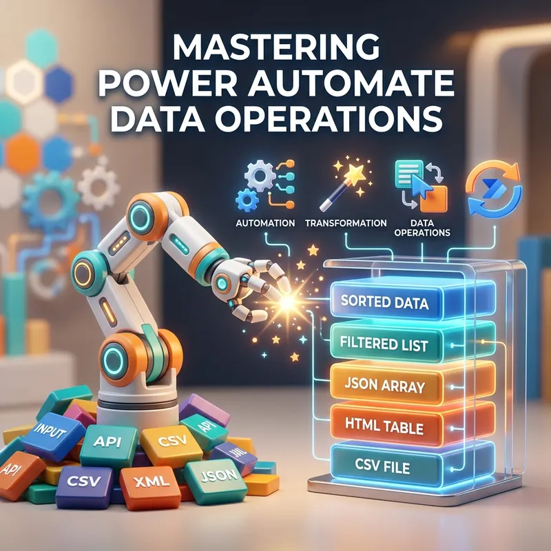 Mastering the 7 Data Operations in Power Automate Cloud Flows