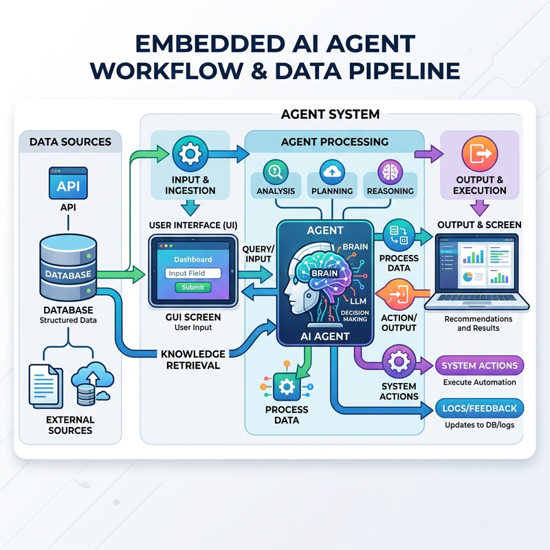 Orchestration Pipeline with Reverse Embedded Agent